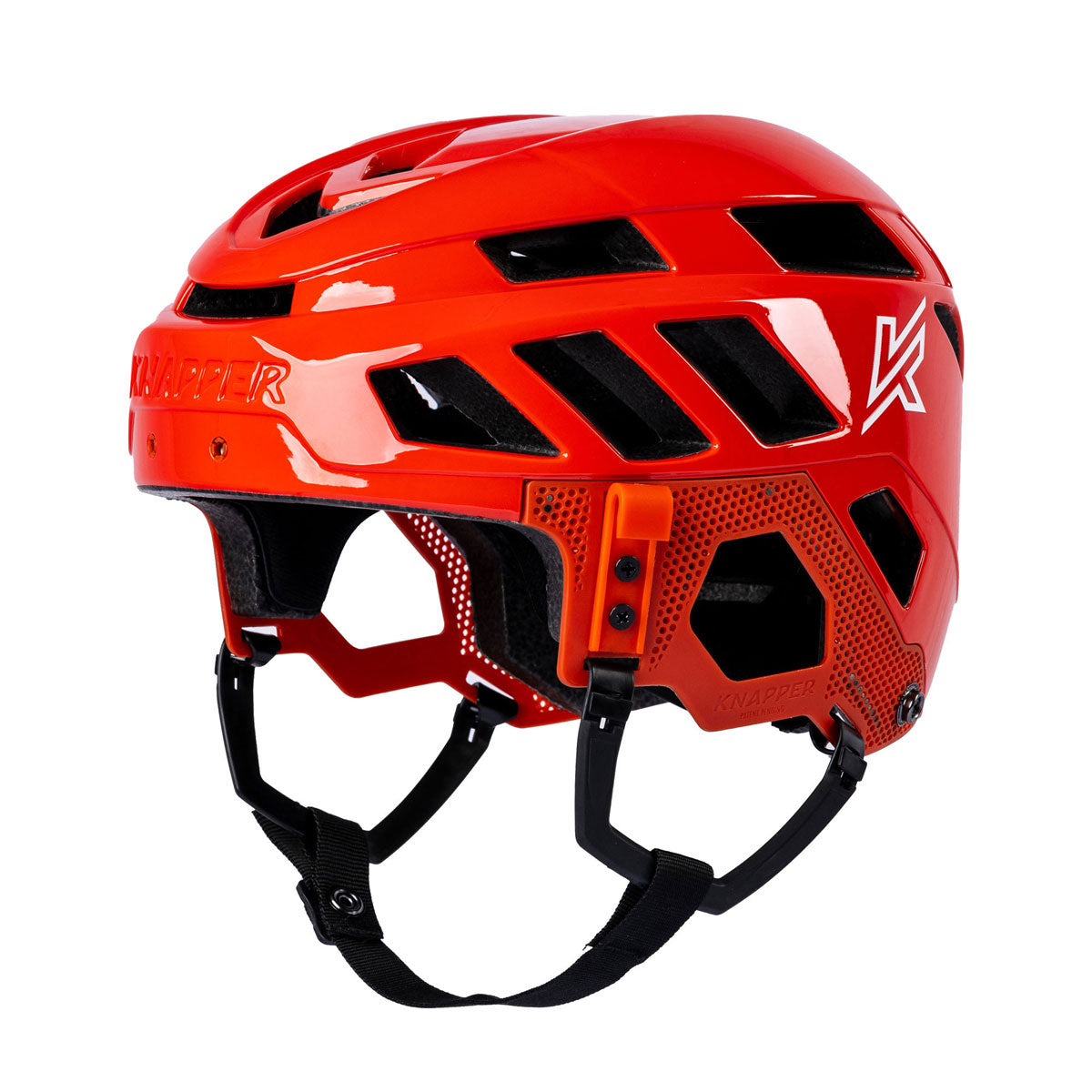 Knapper AK5 ball hockey/dek hockey helmet red