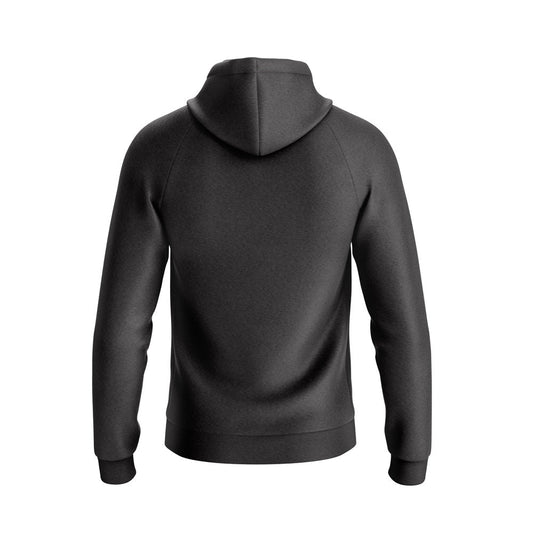 Knapper ball hockey/dek hoodie Knapper H1 au Bar heather grey back view