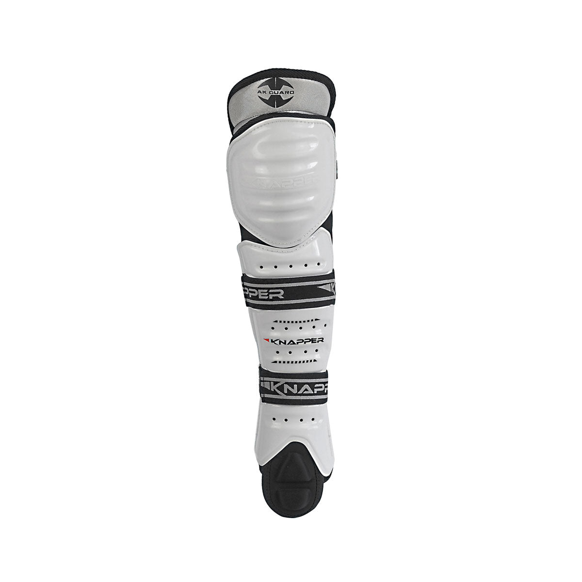 Knapper AK5 junior ball hockey/dek hockey shin pads white