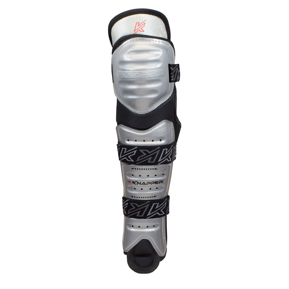 Knapper AK5 ball hockey/dek hockey shin pads silver