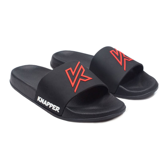 Knapper ball hockey/dek slippers sandals black