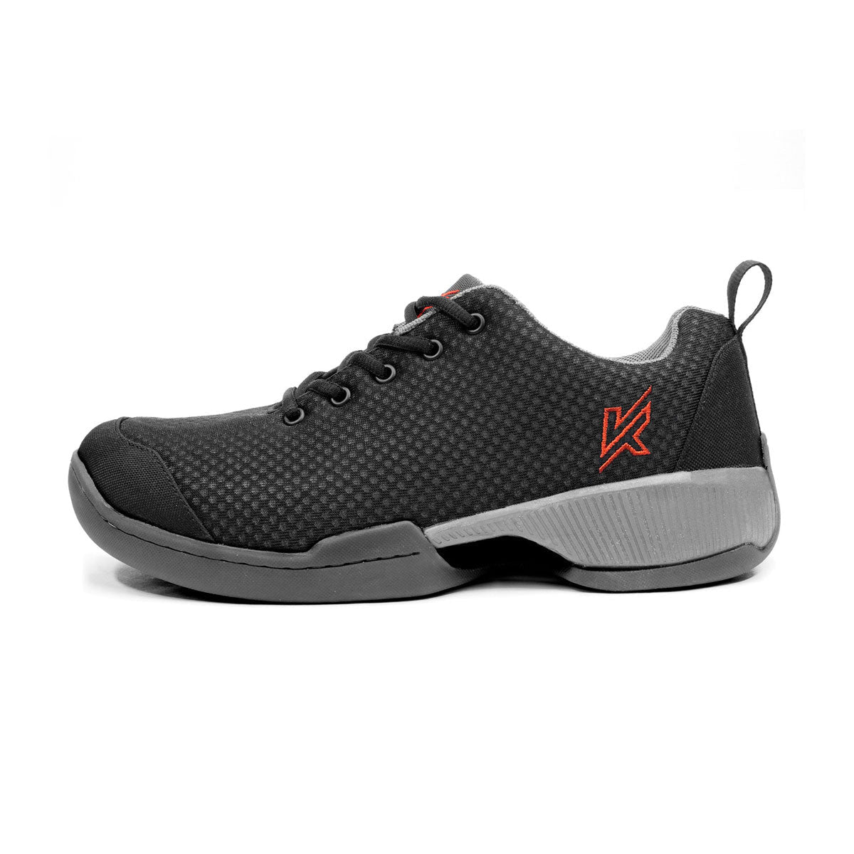 Knapper AK3 ball hockey/dek hockey shoes black&grey - side view