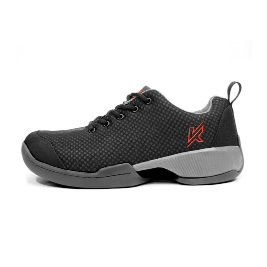 Knapper AK3 ball hockey/dek hockey shoes black&grey - side view