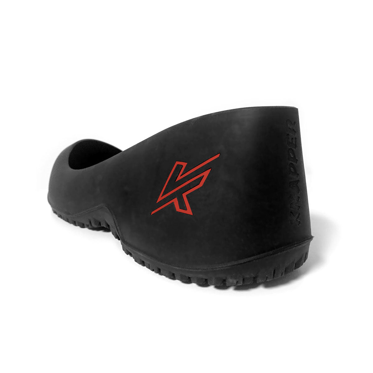 Knapper AK5 ball hockey/dek hockey rain overshoes black - back view