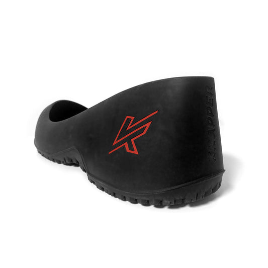 Knapper AK5 ball hockey/dek hockey rain overshoes black - back view
